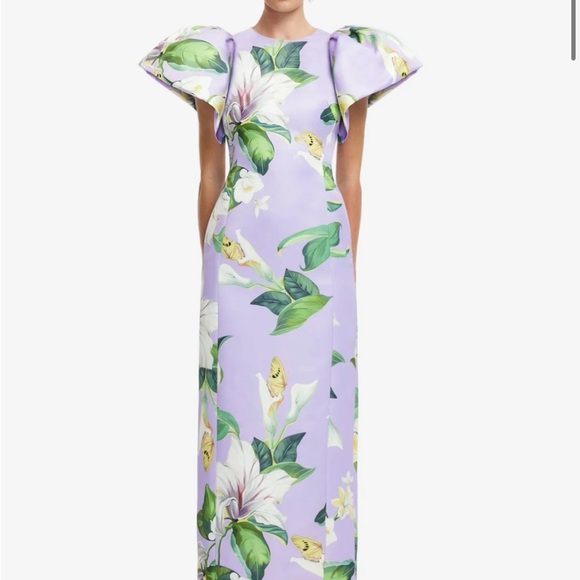 LEO LIN
Lucinda floral puff-sleeve maxi dress - Picture 9 of 9